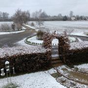 Parts of Suffolk have woken up to snowfall this morning