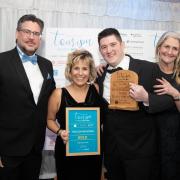 From left: Gareth Hatton (sponsor - Everard Cole) with Sarah Wilson, Ashley Robertson, and Anne Goodyear of
The Lion Brasserie