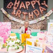 Irene Pilborough turned 101 in Stowmarket on Sunday, March 19.