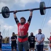 Warren Backhouse has turned his life around and is competing at the Ipswich strongman competition.