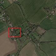 Location plan for the proposed homes in Forward Green, Earl Stonham. Credit: Google Maps