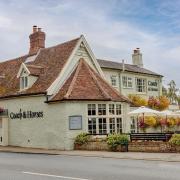 The Coach & Horses was named the best pub and bar in Suffolk in April.