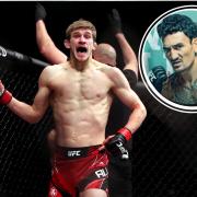 Suffolk's Arnold Allen faces Max Holloway, inset, in the main event of UFC Kansas City on Saturday