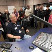 In 2015 Nick Risby showed visitors to the Radio Suffolk open day how his studio worked.