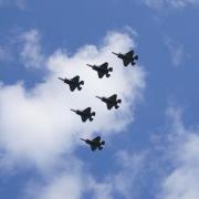 The flypast will take place on  Saturday as part of the Coronation