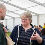 Therese Coffey was at Trinity Park for the Suffolk School and Country Fair in April and is now returning for the Suffolk Show.