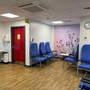 Discharge lounge at Ipswich Hospital.
