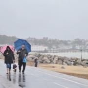 Wet and windy weather is expected to hit Suffolk this evening