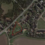 Outline plans have been submitted to build five new homes in Knodishall