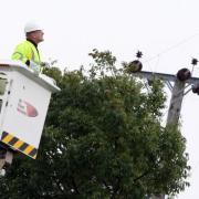 Almost 2,000 homes were left without power this morning in Aldeburgh