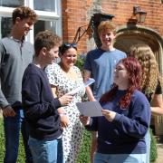 Woodbridge School students celebrated their best results since the newest standards came in to effect.