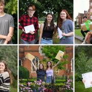 A Level students have been picking up their results today.