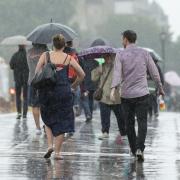 Heavy rain is expected to hit Suffolk
