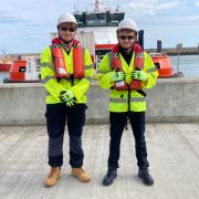 Malachi Lawson (right) and Josh Pitcher have both benefitted from work experience with SPR