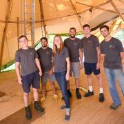 The team at Events Under Canvas, one of the finalists for the Growth Business of the Year award
