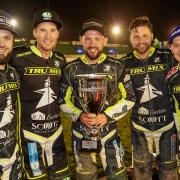 The Ipswich Witches celebrate their Knockout Cup victory