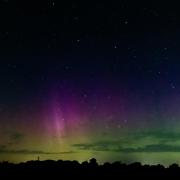 Northern Lights were visible above Suffolk last night
