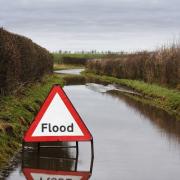 There are flood alerts in place along the Suffolk coastline