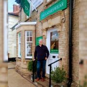 Sean Garnham, who owns Hall Street Menswear in Long Melford, near Sudbury, plans to open the doors to his new venture, Hall Street Ladieswear, as early as next week