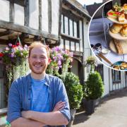 A former Bake Off finalist has launched an afternoon tea at an iconic Suffolk venue