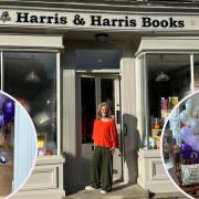 Kate Harris at the new location of Harris & Harris Books in Clare High Street