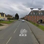 The incident happened at a block of flats in Long Melford