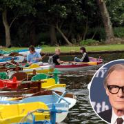 Thorpeness Boating Lake will feature in a Channel 5 TV show tonight