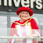 Ann Osborn received an honorary degree from the University of Suffolk.