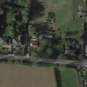 Land at 2 School House in Battisford, where two homes could be built