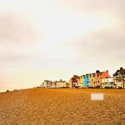 Aldeburgh beach is among the top ten warmest beaches in the UK this winter