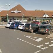 The Morrisons supermarket in Felixstowe, where motorists have complained about potholes