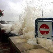 Flood warnings have been issued along the Suffolk Coast due to high tides