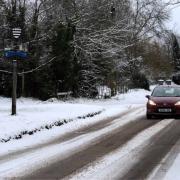 The warning for snow and ice has been extended across the Suffolk coast