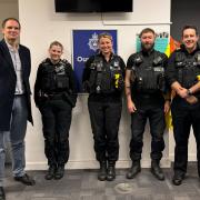 Dr Dan Poulter joined the police for a night shift in Ipswich.