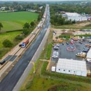 Major roadworks on the A14 will resume next week