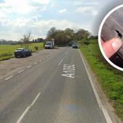 A 19-year-old had to abandon his car in Cavendish after hitting a pothole