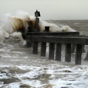 Winds of more than 50mph are set to his Suffolk