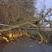 A number of roads across Suffolk remain blocked this morning
