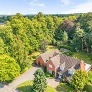 This five-bedroom home with expansive gardens is for sale in Bury St Edmunds
