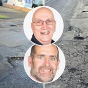 Cllr Andy Neal and Cllr Richard Alecock have slammed Trinity Avenue in Mildenhall and called for resurfacing work to be carried out