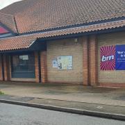 Signs for a new B&M in Mildenhall have been put up