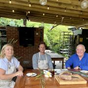 Emily and Alexander Aitchison from Acre Farm met with Rick Stein as part of the show