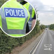 Police were called to a crash on the A12 near Marlesford
