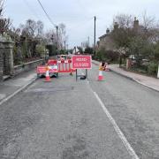 Bures Road in Great Cornard will be closed next week