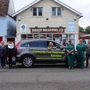 Hadleigh Community First Responders new vehicle in 2020