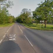 Part of the A143 will be closed for repairs next week