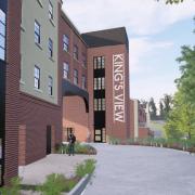 An artist's impression of the new King's View development in Woodbridge