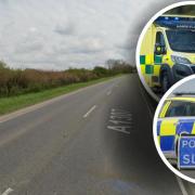 The crash took place on the A1307 near Haverhill on Fridday