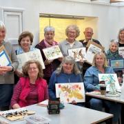 The members of Woodbridge Art Club held their final sessions at their Tide Mill Way home