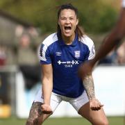 Natasha Thomas netted her 150th Town goal in Town's victory over Hashtag United